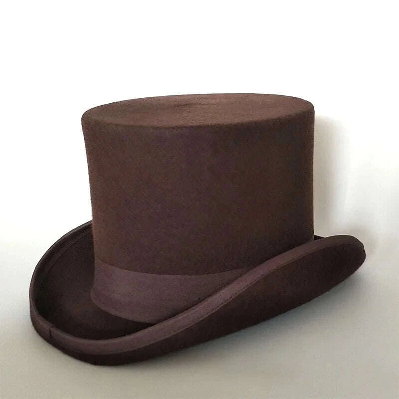 Top Hat - Magician Presidential High Hat - Wool | KIMLUD