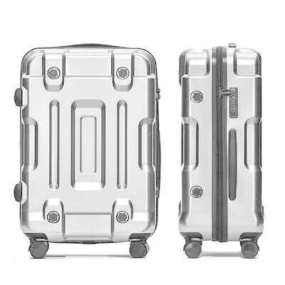 KIMLUD, Travel Suitcases Technology Sense Rolling Luggage New Universal Wheel Trolley Case Password Boarding Bag 20 24 26 28 Inch, GT Silver Zipper / 20 inches, KIMLUD APPAREL - Womens Clothes