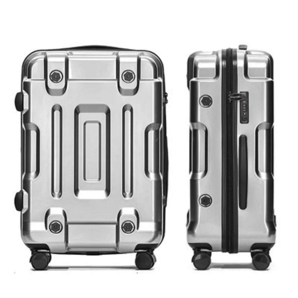 KIMLUD, Travel Suitcases Trendy Good-looking Cool Technology Sense Luggage New Universal Wheel Trolley Case Password Boarding Bag, KIMLUD Womens Clothes