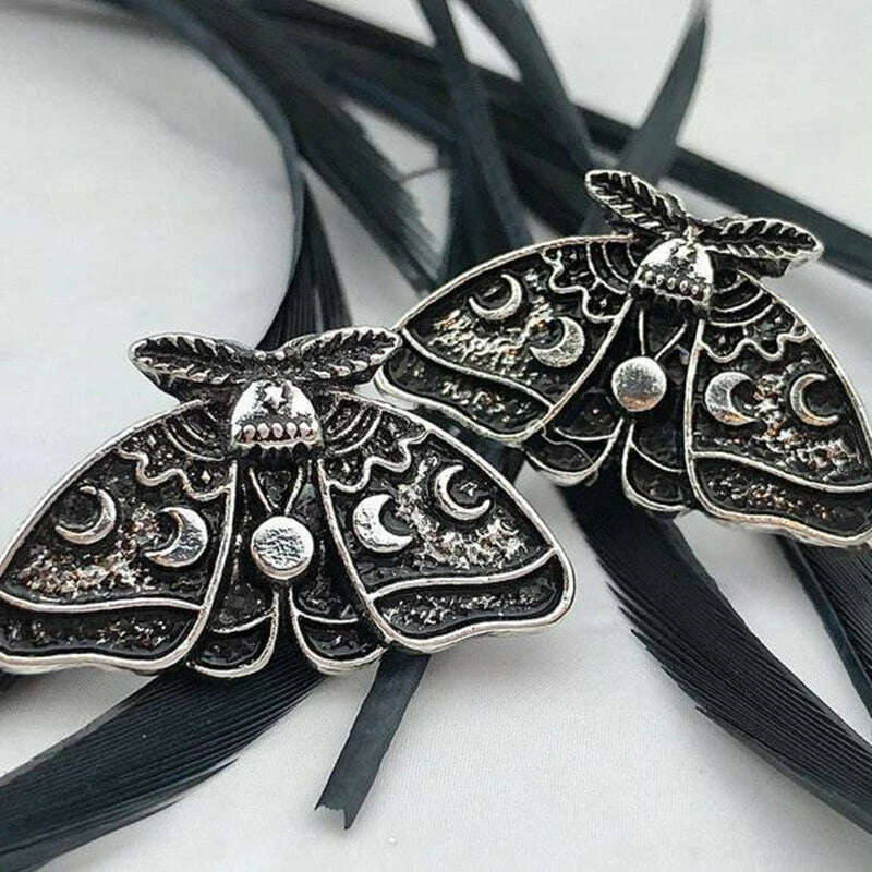 Vintage Egyptian Inspired Designs Sacred Wings Scarab Large Hoops Earrings Gypsy Tribal Women Gold Color Earrings Party Gift - KIMLUD
