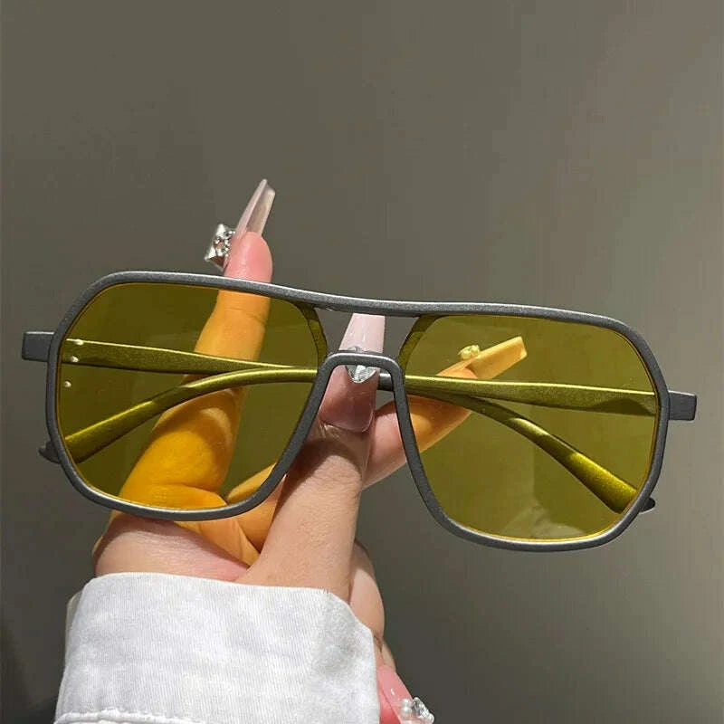 Vintage Square Sunglasses For Women Men Rectangle Sun Glasses Female Oval Eyewear Oculos De Sol for Male Female Eyeglasses