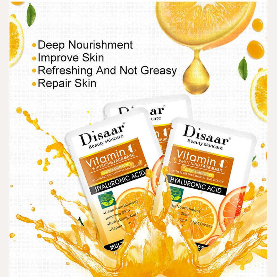 KIMLUD, Vitamin C Essence Moisturizing Whitening Cream Anti Wrinkle Eye Cream Care Firming Nourishing Korean Cosmetics Skin Care Set, KIMLUD Womens Clothes