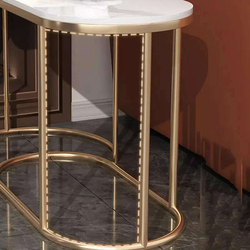 KIMLUD, Waterproof Aesthetic Side Table Metal Gold Low Modern Marble Round Table Minimalist Floor Hotel Mesa Auxiliar Furniture For Home, KIMLUD Womens Clothes