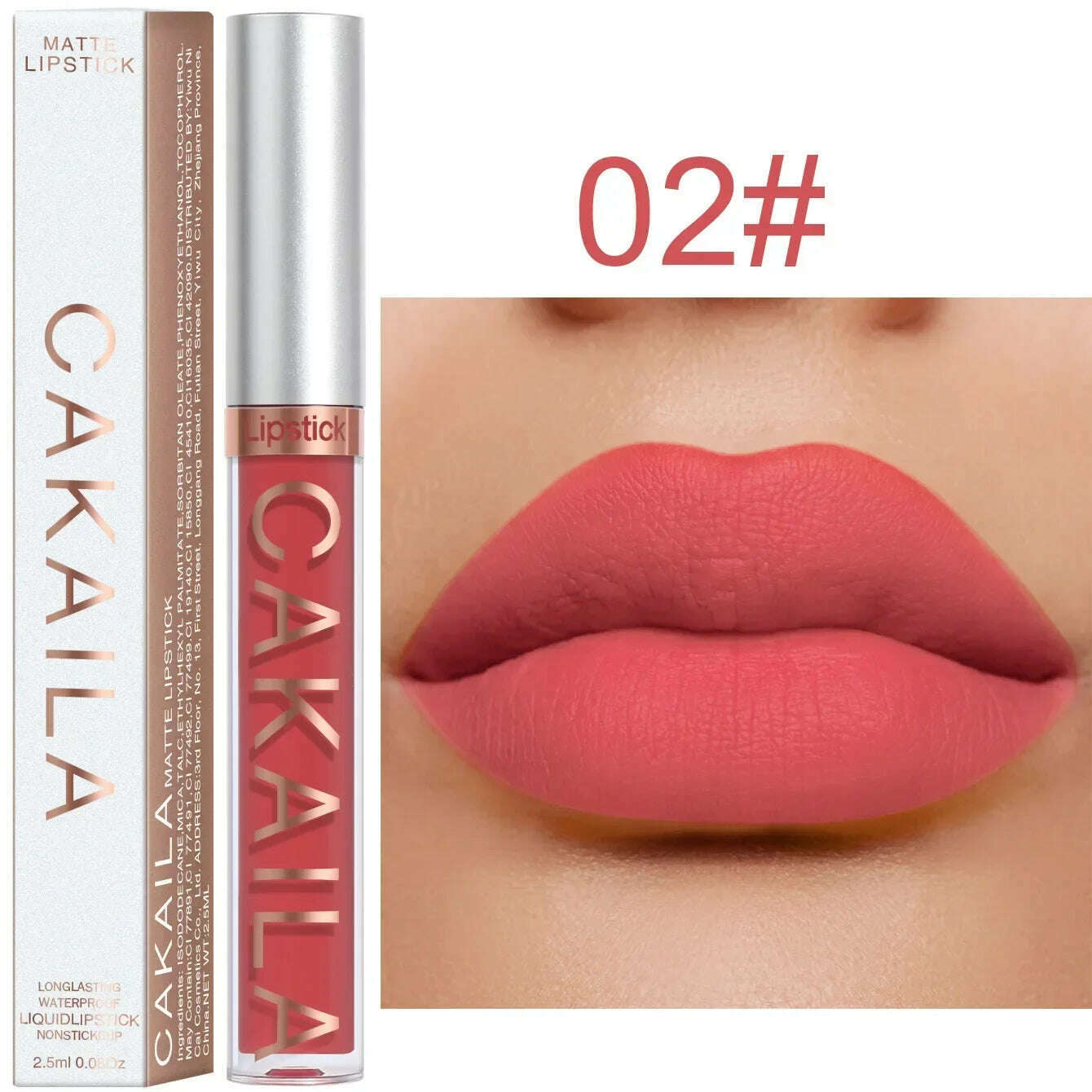 Waterproof Nude Lip Gloss 18Colors Lasting Velvet Matte Liquid Lipstick Moisturizing Non-stick Cup Lip Glaze Lip Makeup Cosmetic - KIMLUD