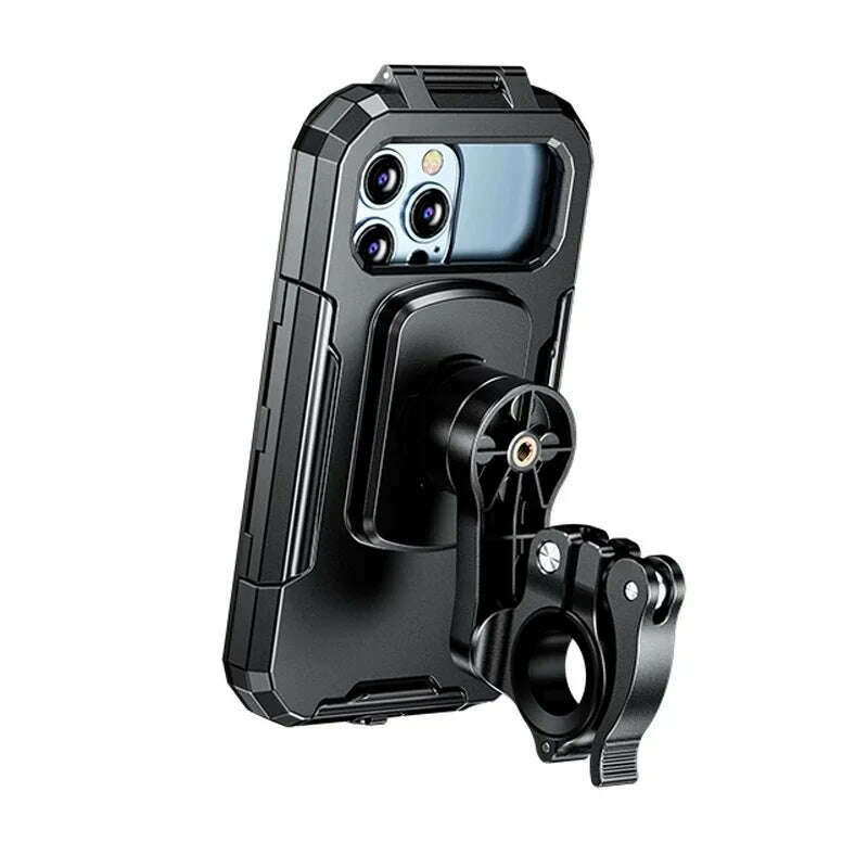 KIMLUD, Waterproof Phone Case Bike Motorcycle Handlebar Rear View Mirror 3 to 6.8" Cellphone Mount Bag Motorbike Scooter Phone Stand, KIMLUD Womens Clothes