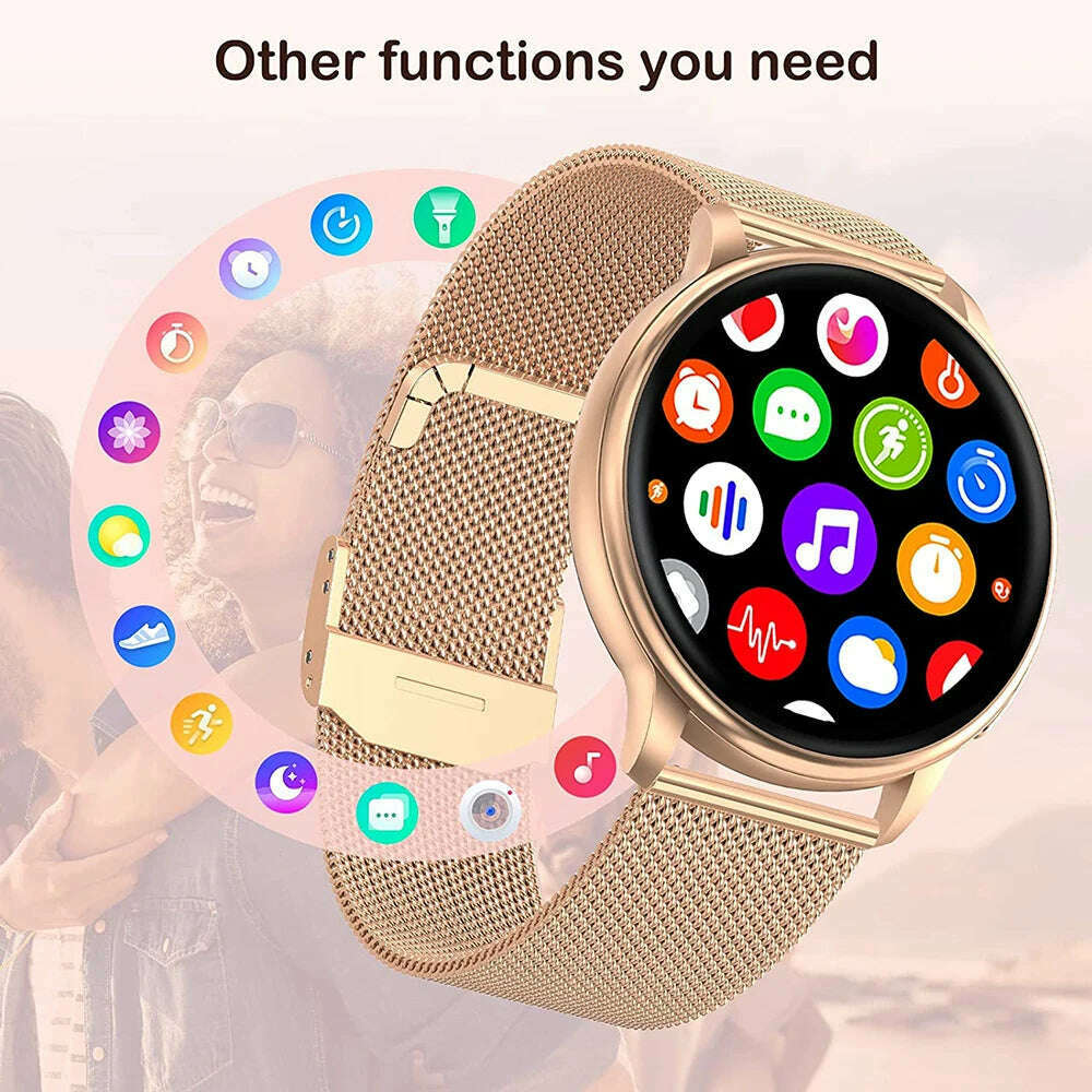 KIMLUD, WEEDOM 2023 Bluetooth Call Smart Watch Women Custom Dial Watches Men Sport Fitness Tracker Heart Rate Smartwatch For Android IOS, KIMLUD Womens Clothes