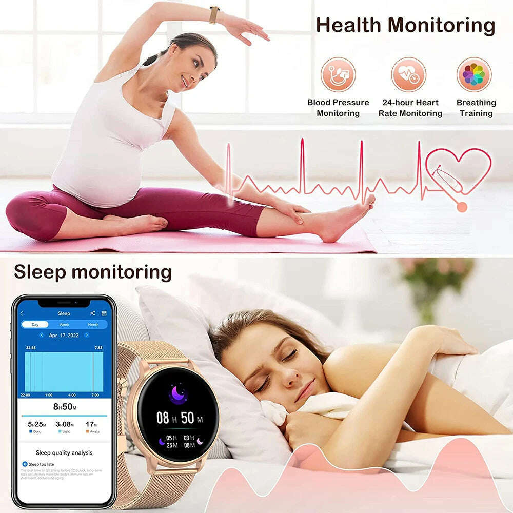 KIMLUD, WEEDOM 2023 Bluetooth Call Smart Watch Women Custom Dial Watches Men Sport Fitness Tracker Heart Rate Smartwatch For Android IOS, KIMLUD Womens Clothes