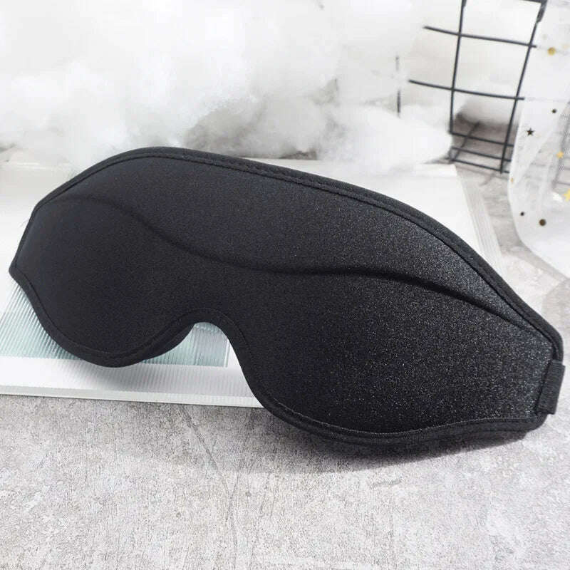 KIMLUD, Wholesale 3D Sleep Mask 100% Blockout Light Eye Cover for Men Women Adjustable Strap Travel Nap Comfort Sleeping Eyeshade 10pcs, Grain surface A 10p, KIMLUD APPAREL - Womens Clothes