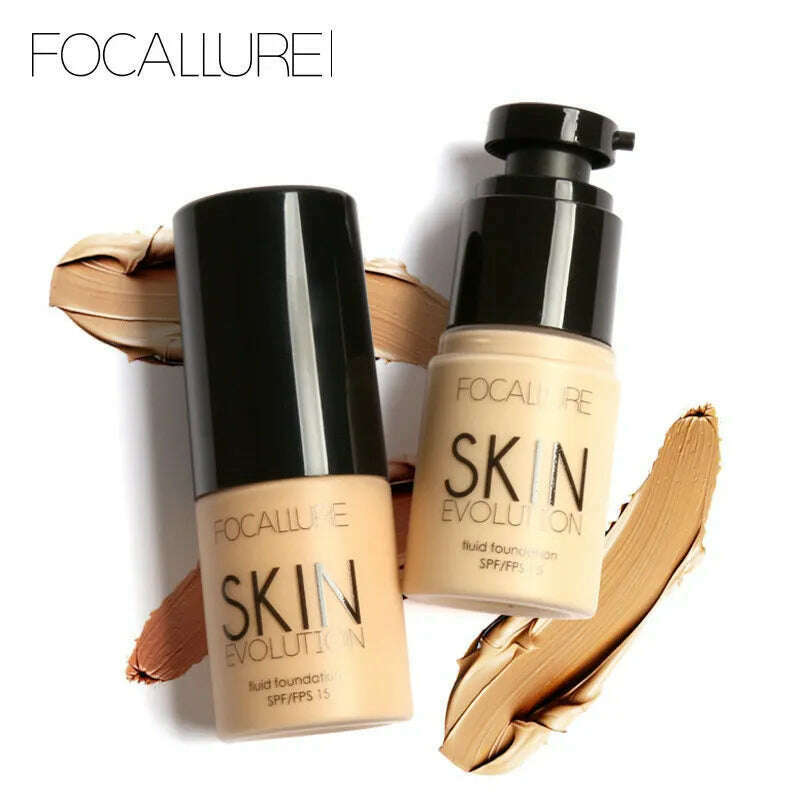 KIMLUD, Wholesale FOCALLURE Face Makeup Foundation Makeup Base Liquid Foundation Concealer Whitening Moisturizer Oil-control Cosmetics, KIMLUD Womens Clothes