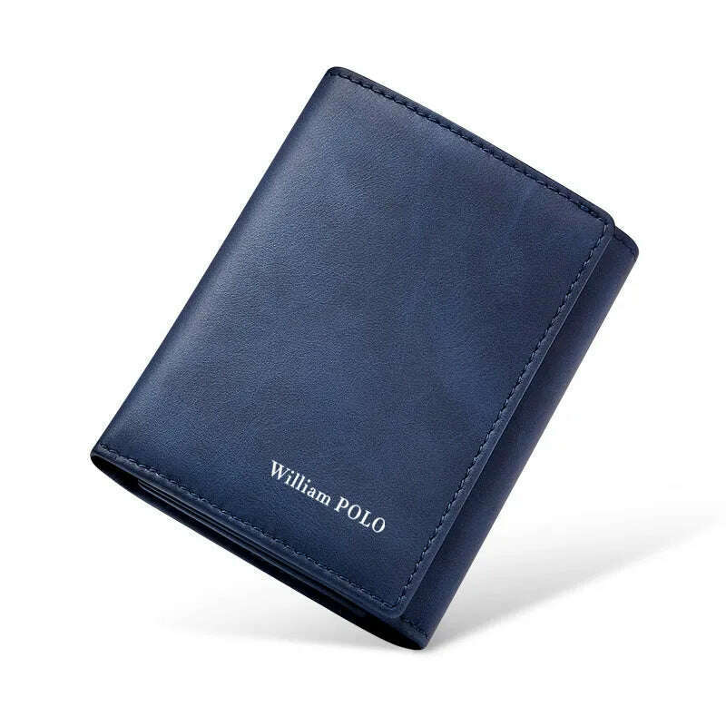 KIMLUD, WILLIAMPOLO 2024 New Men's Wallet Leather Men's Anti THeft Wallet For Card Document Holder Side Purse Male Cool Purse Boy, KIMLUD Womens Clothes