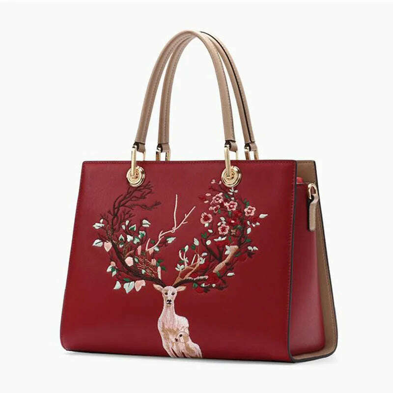 KIMLUD, Women bags luxury brand high quality Women's handbag real cowhide bag for women fashion bags 2023 new genuine leather Female bag, KIMLUD Women's Clothes
