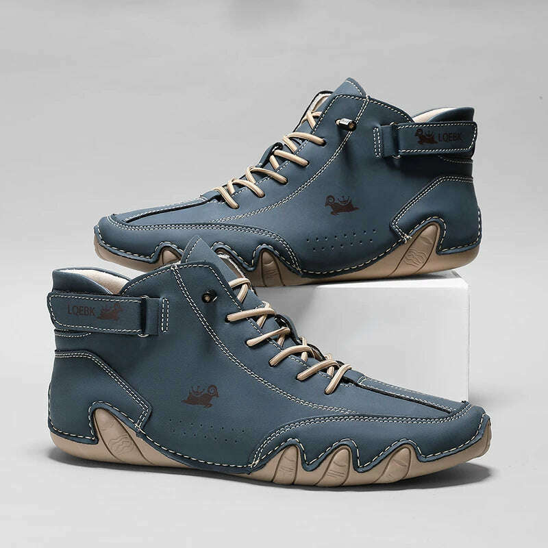 KIMLUD, Women Fashionable Sports and Leisure Shoes Comfortable and Breathable Free of Shipping 2024 High Top Shoes Non Slip Men's Shoes, Blue / 37, KIMLUD APPAREL - Womens Clothes