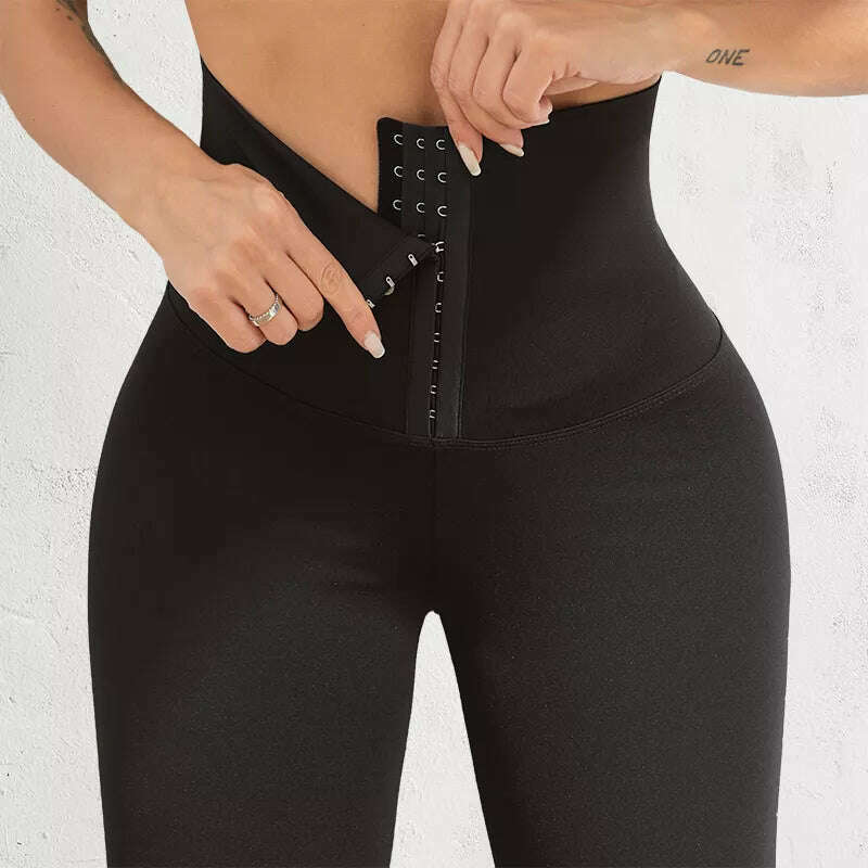 Women Legging for Fitness High Waist Leggings Push Up Sports Leggings Women Sexy Slim Black Legging Sportswear - KIMLUD