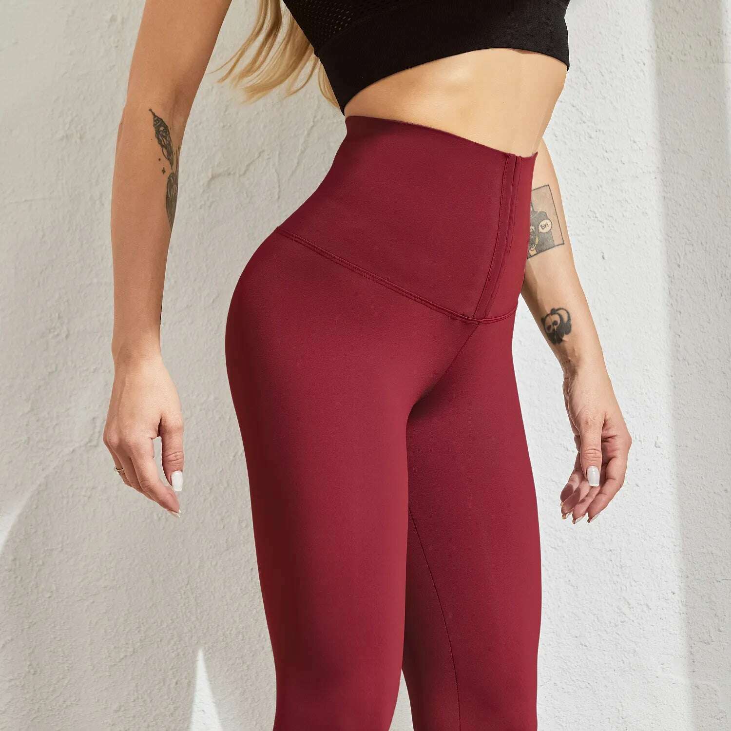 Women Legging for Fitness High Waist Leggings Push Up Sports Leggings Women Sexy Slim Black Legging Sportswear - KIMLUD