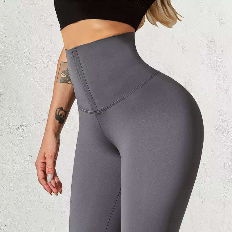 KIMLUD, Women Legging for Fitness High Waist Leggings Push Up Sports Leggings Women Sexy Slim Black Legging Sportswear, gray / XL, KIMLUD Womens Clothes