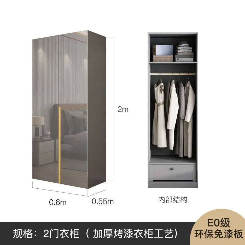 KIMLUD, Women Organizer Wardrobe Drawers Divider Unique Storage Wardrobe Hanger Rail Bedroom Clothes Ropero Armable Household Products, style 1, KIMLUD APPAREL - Womens Clothes