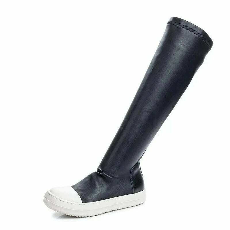 KIMLUD, Women&#39;s Boots Plus Size Boots Over Knee Boots Casual Flats Women&#39;s Sneakers Women&#39;s Shoes, 50cm / 35, KIMLUD Women's Clothes