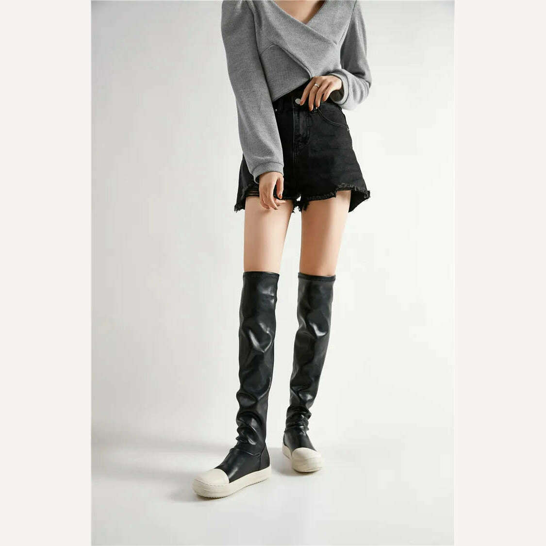 Women&#39;s Boots Plus Size Boots Over Knee Boots Casual Flats Women&#39;s Sneakers Women&#39;s Shoes - KIMLUD