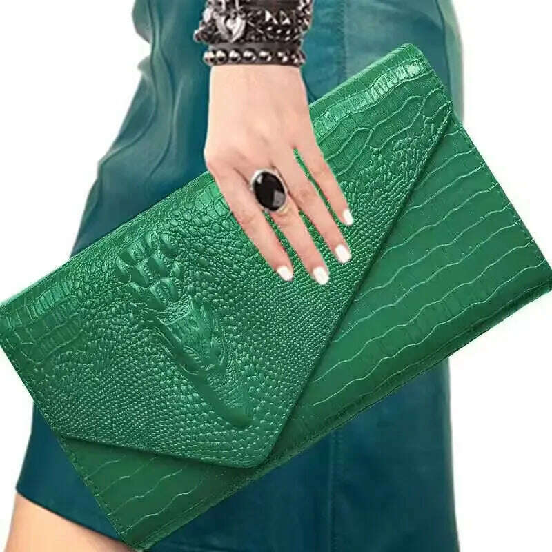 KIMLUD, Women's Bag Square Handbag Lady Crossbody Bag Korean 2024 Brand Woman Shoulder Bags Fashion Female Bags For Girl Chain Handbags, green, KIMLUD Women's Clothes