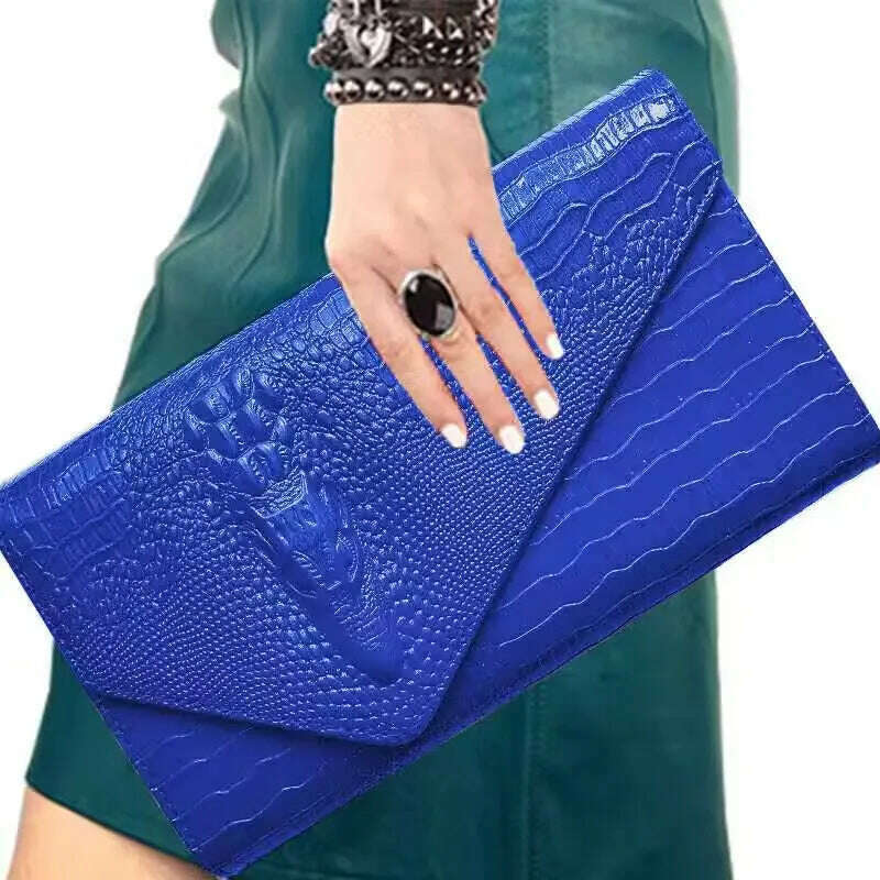KIMLUD, Women's Bag Square Handbag Lady Crossbody Bag Korean 2024 Brand Woman Shoulder Bags Fashion Female Bags For Girl Chain Handbags, blue, KIMLUD Women's Clothes