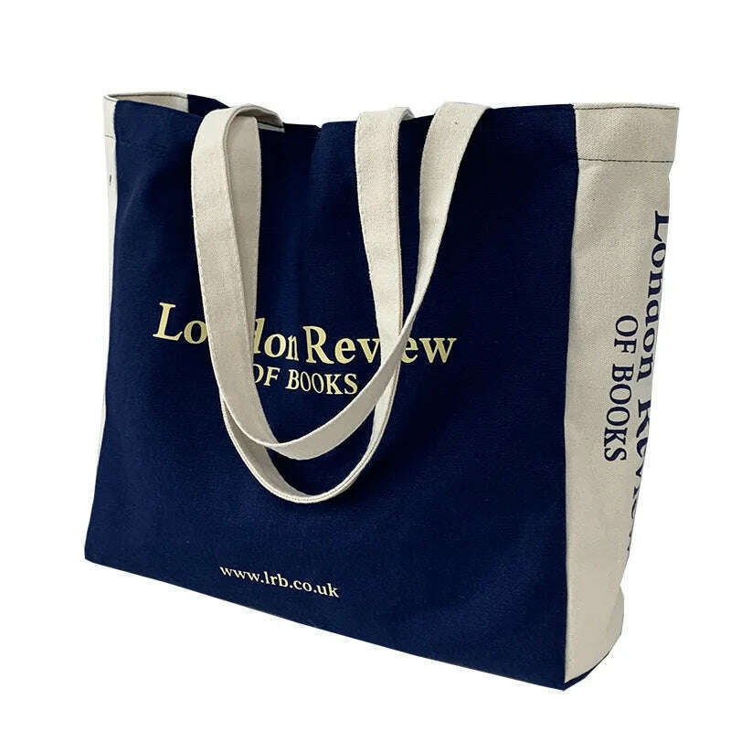 Women's Canvas Shoulder Shopper Bag Cotton Cloth Eco Big Shopping Bag for Woman 2023 Girls Student Handbag Large Tote Book Bags - KIMLUD