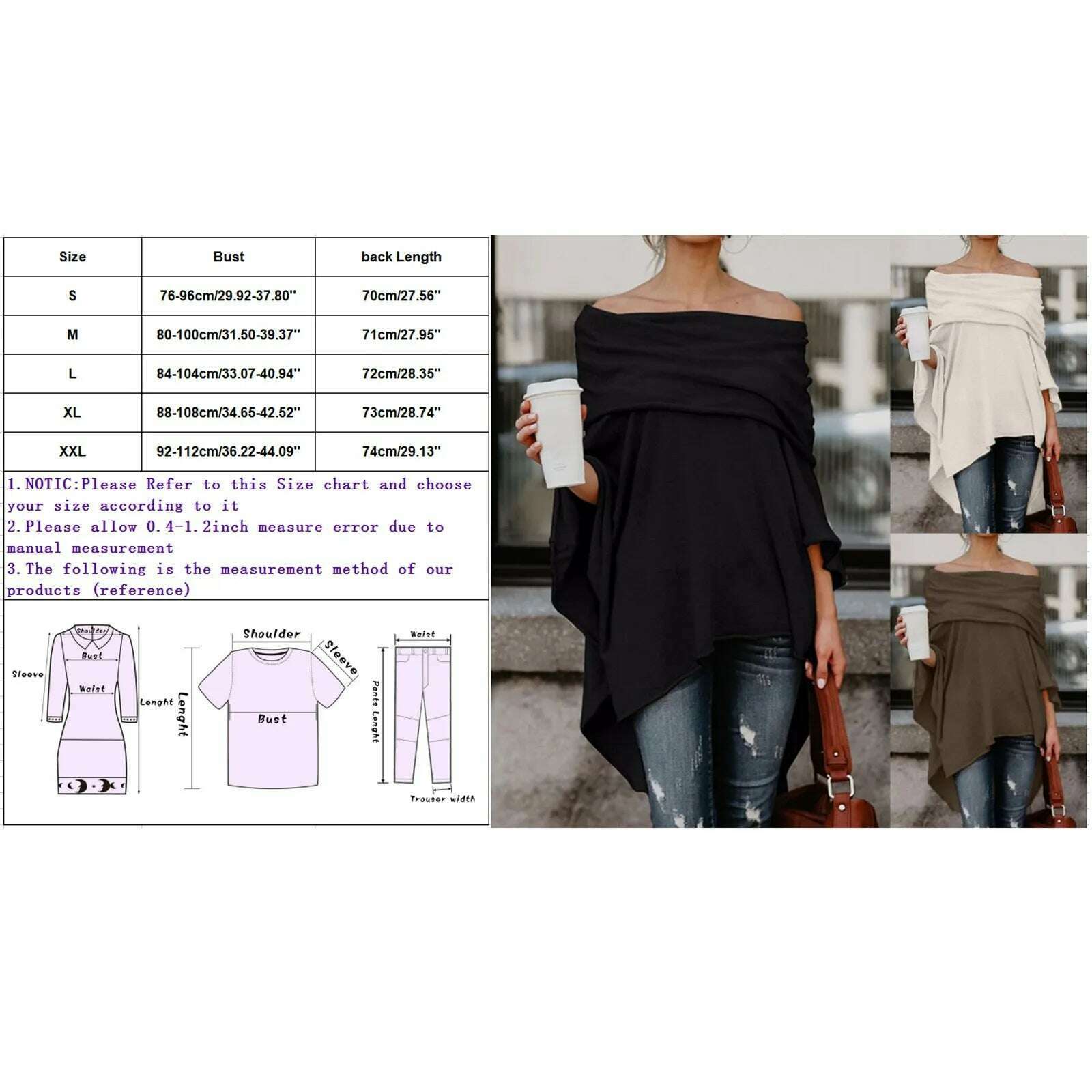 KIMLUD, Womens Off Shoulder Irregular Tops Sexy Long Sleeve Loose Daily Casual Long Shirts Elegant Female Summer Spring Pullover Blouse, KIMLUD Womens Clothes