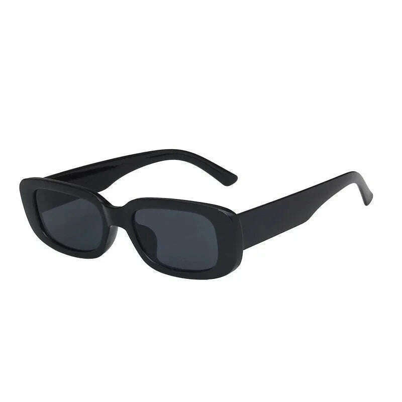 Women's Rectangle Retro Sunglasses Square Designer Small Sunglasses Women Female Sun Glasses Vintage Driving Shades UV400 - KIMLUD
