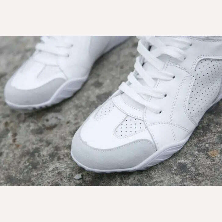 KIMLUD, Womens Shoes White High Top Designer Luxury women Sneakers Spring Summer Casual Fashion Shoes Woman Ankle Boots for Women, KIMLUD Womens Clothes