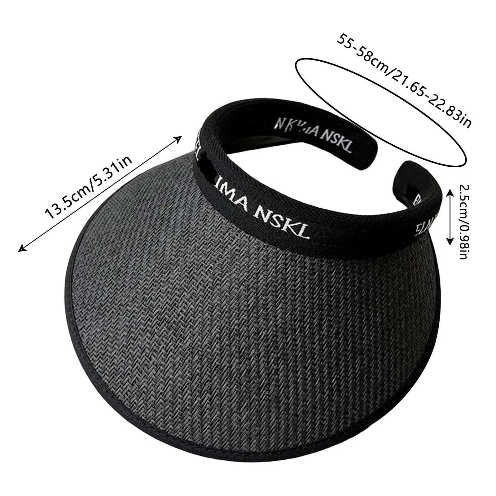 Women's Sunshade Hat Wide Brim Traveling Beach Sun Visor Hat Casual Breathable Sunshade Hat Women Summer Decor