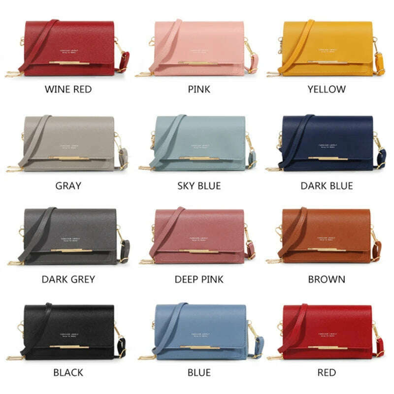 KIMLUD, Women's Wallet Korean Handbag Multi Card Large Capacity Casual Shoulder Bag Mobile Phone Packet Fashion New Style, KIMLUD Womens Clothes
