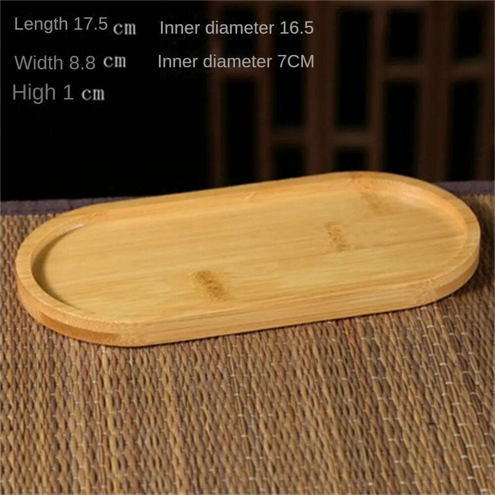 KIMLUD, Wooden Bamboo Multi -size Tea Coaster Cushion Pad Multi -sized DIY Coasters Heart -shaped Elliptical Hexagonal Rectangular, 05 17.5x8.8CM, KIMLUD Womens Clothes