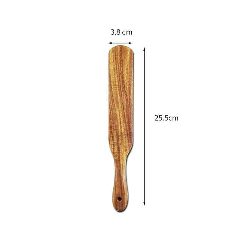 KIMLUD, Wooden Spatula Rice Spoon Non-Stick Cookware For Cooking Pan Kitchen Cooking Tool Frying Steak Sauce Shovel, KIMLUD Womens Clothes