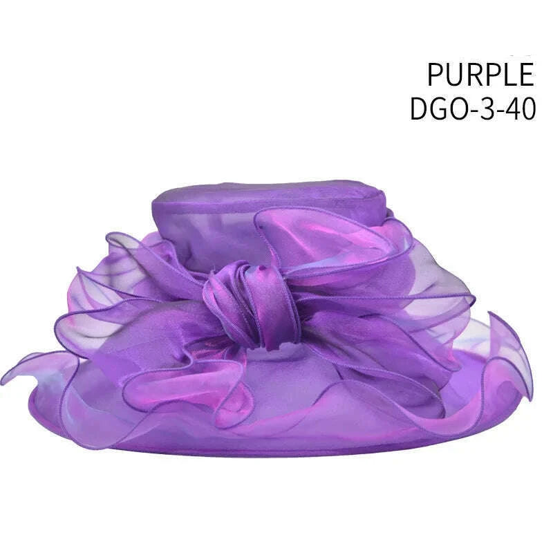 KIMLUD, X474  Adult Fashion Summer Hat Lady Bucket Hats Summer Mesh Cap Outdoor Sunscreen Hat  Bucket Cap Sun Hats for Women, Purple / M, KIMLUD APPAREL - Womens Clothes