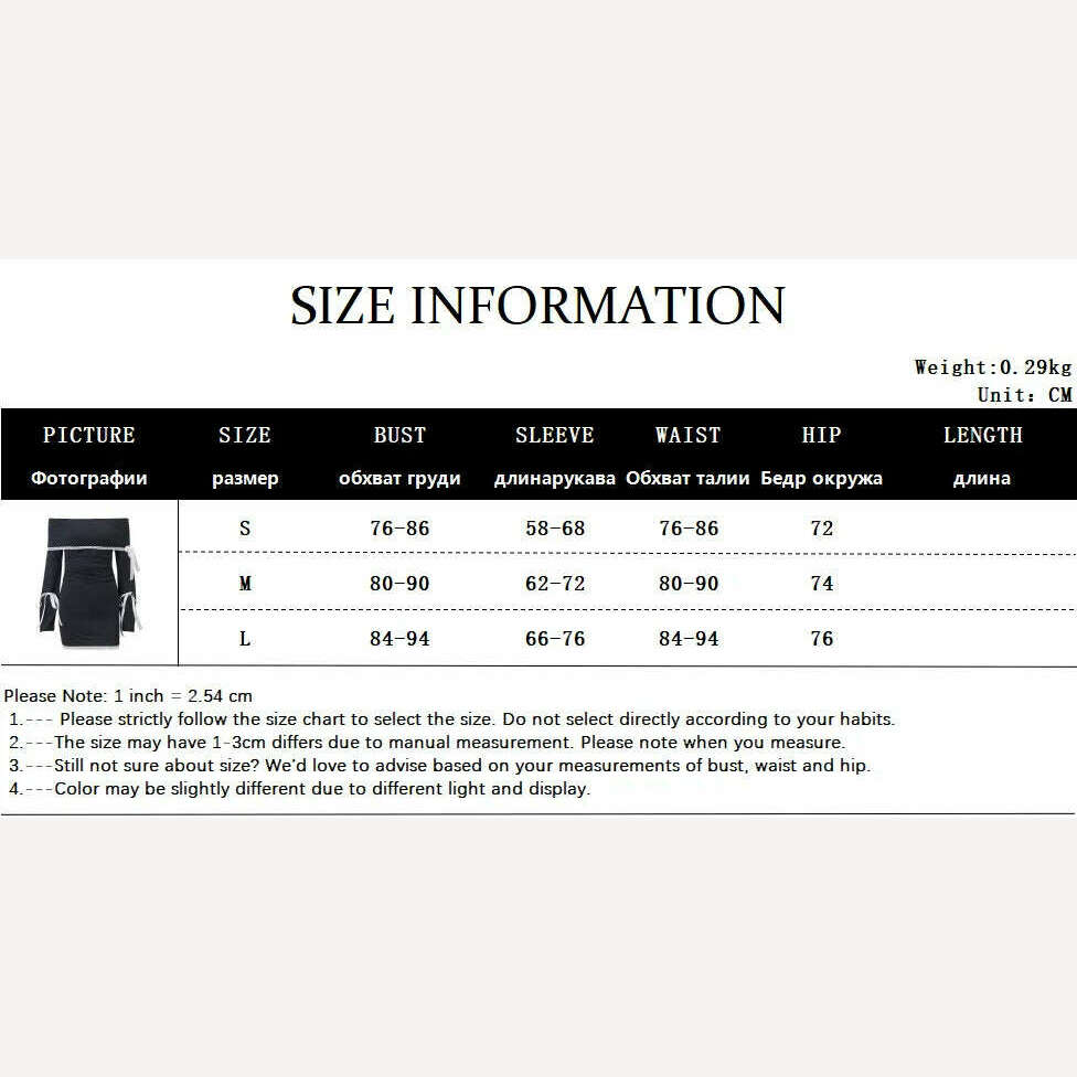 KIMLUD, Xeemilo Elegant Slash-neck Long Sleeve Dress Sexy Lace Patchwork Multi Bow Bandage Mini Dress Autumn Street Party Women Vestidos, KIMLUD Womens Clothes