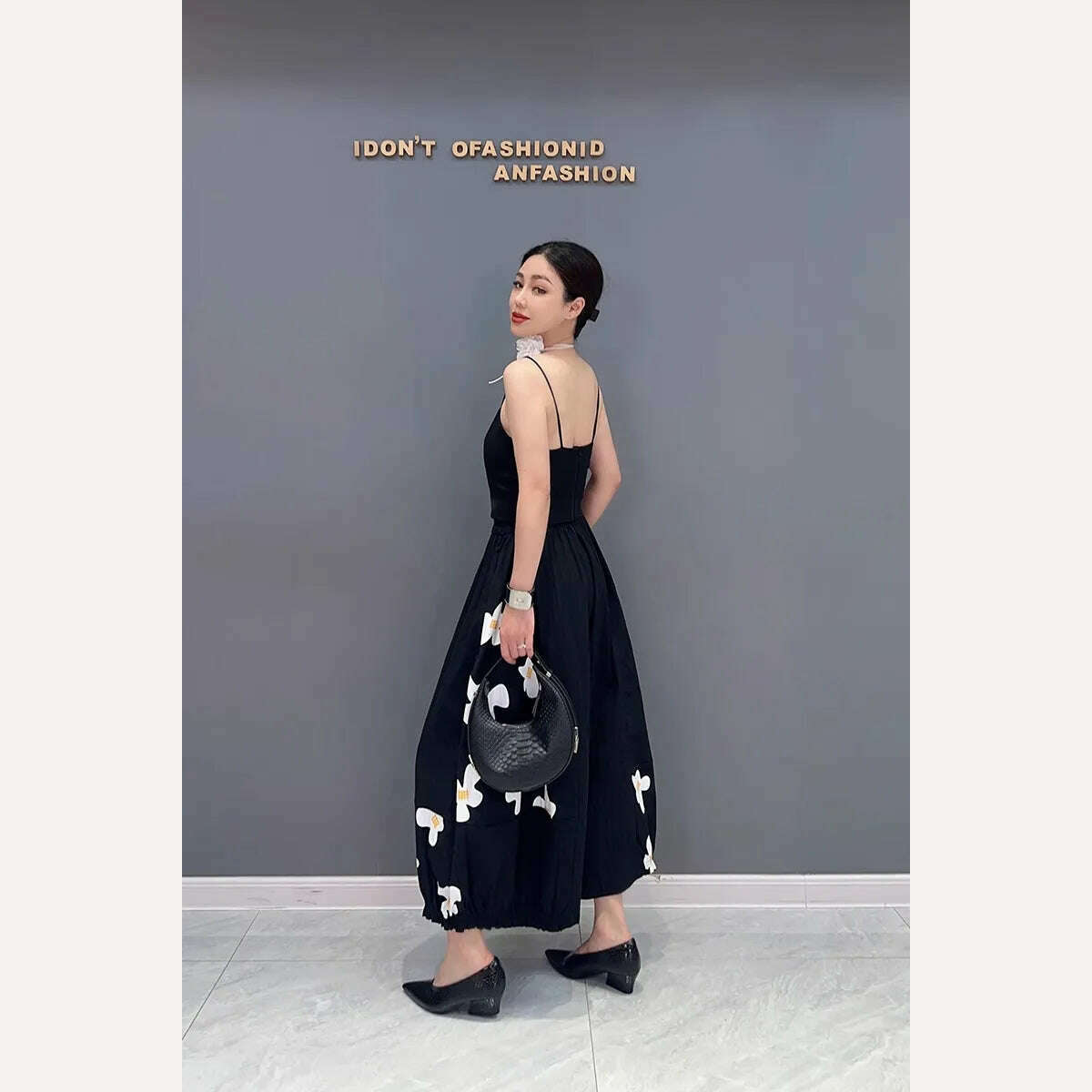 KIMLUD, XITAO Casual Print Ankle-length Pants Appear Thin All-match Women 2023 Summer New Arrival Loose Trend Ankle-length Pants HQQ0828, KIMLUD Womens Clothes