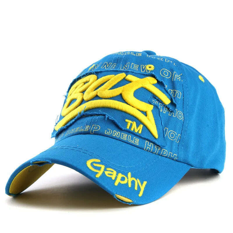 Xthree Wholesale Snapback Hats Baseball Cap Hats Hip Hop Fitted Cheap Hats for Men Women Gorras Curved Brim Hats Damage Cap - KIMLUD