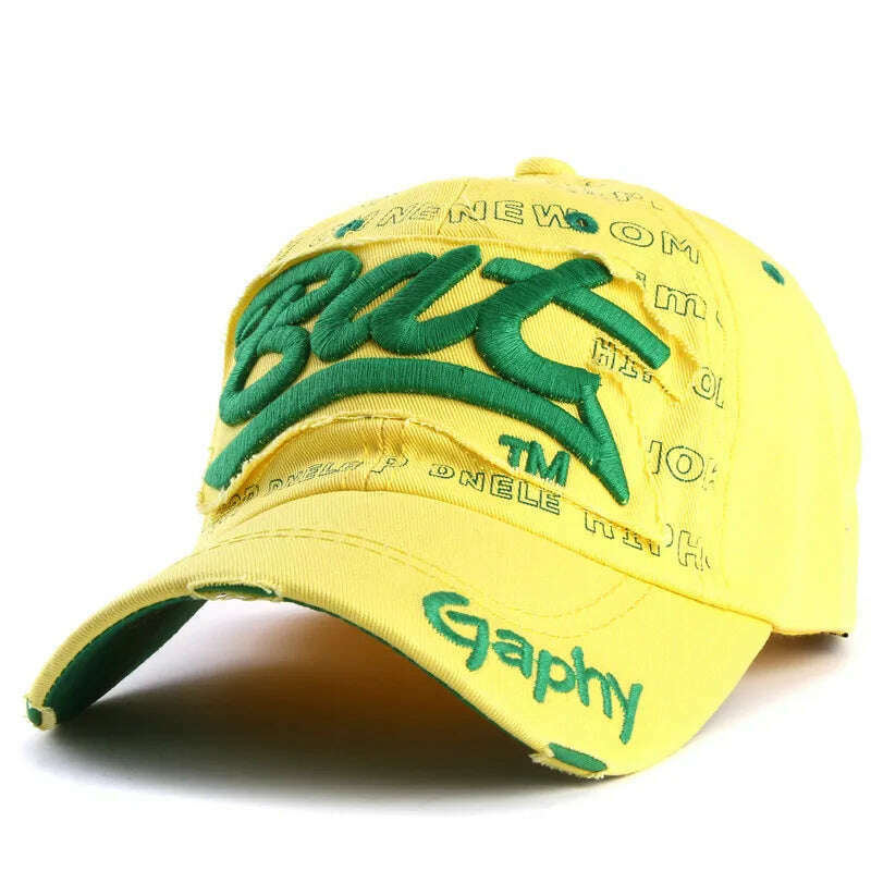 Xthree Wholesale Snapback Hats Baseball Cap Hats Hip Hop Fitted Cheap Hats for Men Women Gorras Curved Brim Hats Damage Cap - KIMLUD