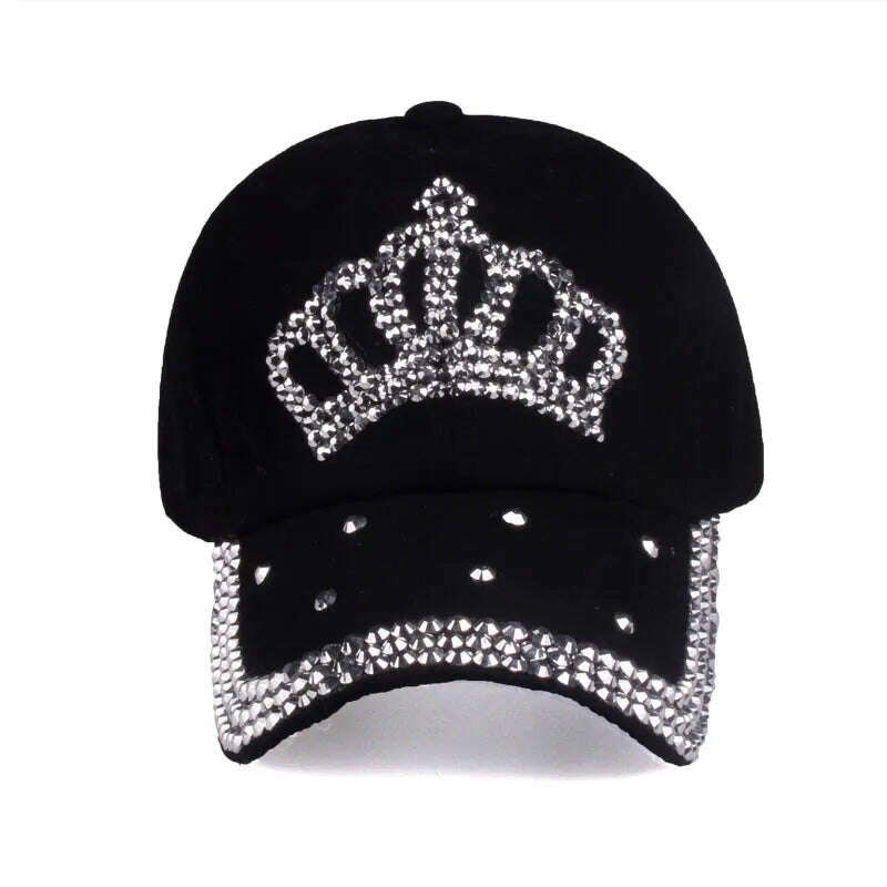 KIMLUD, [YARBUU]Baseball Caps 2022 New Fashion Style Men And Women&#39;s Sun Hat Rhinestone Hat Denim And Cotton Snapback Cap Free Shipping, KIMLUD Womens Clothes