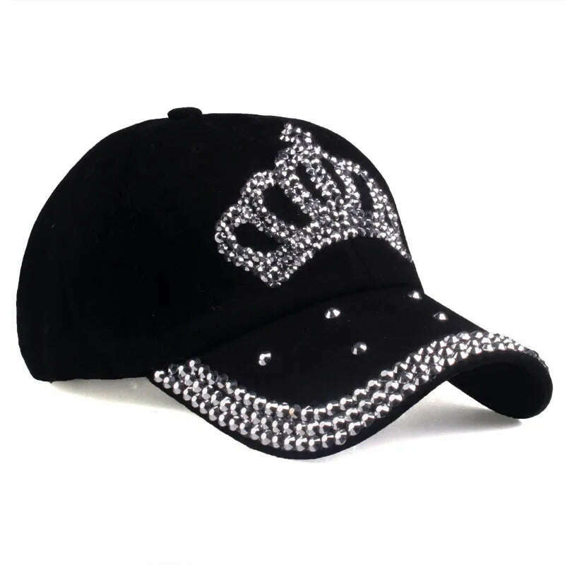 KIMLUD, [YARBUU]Baseball Caps 2022 New Fashion Style Men And Women&#39;s Sun Hat Rhinestone Hat Denim And Cotton Snapback Cap Free Shipping, KIMLUD Womens Clothes