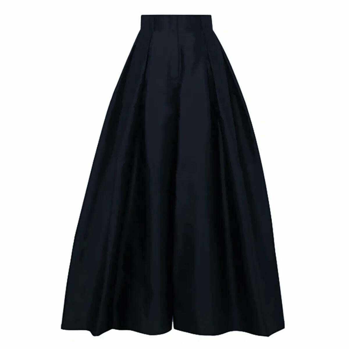 Yeezzi 2022 Spring and Summer Female Fashion Stylish Urban Casual Loose High Waisted Solid Color Wide Leg Pants for Women - KIMLUD