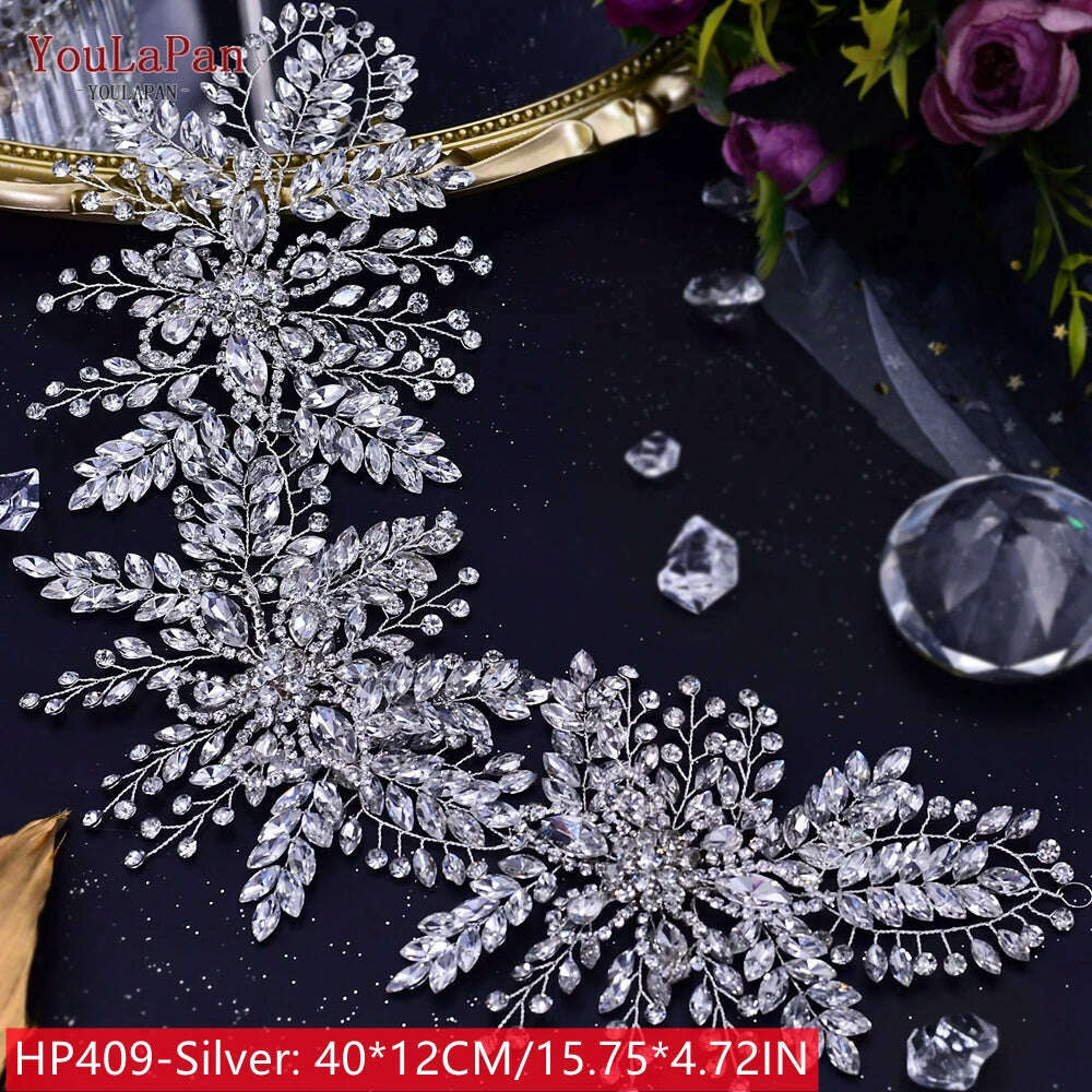 YouLaPan HP242 Wedding Headwear Headdresses for Girlfriend Fascinators Headband Bridal Hair Accessories Fashion Woman Tiara - KIMLUD