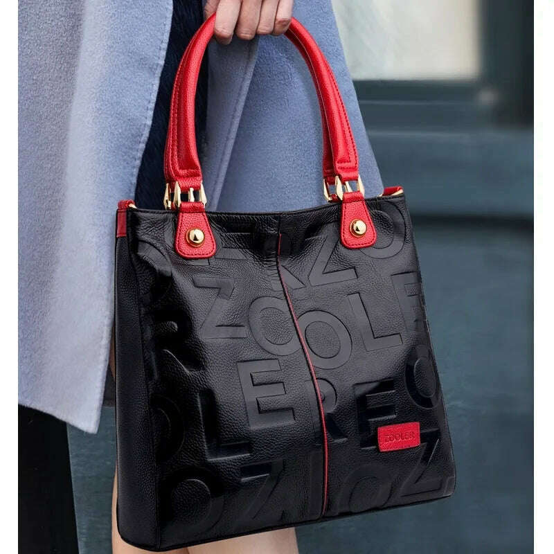 KIMLUD, ZOOLER Luxury Brand Handbags Women 2022 Designer 100% Genuine Leather Bag Women Cow Leather Purses and Handbags Bolsa Feminina, KIMLUD Women's Clothes